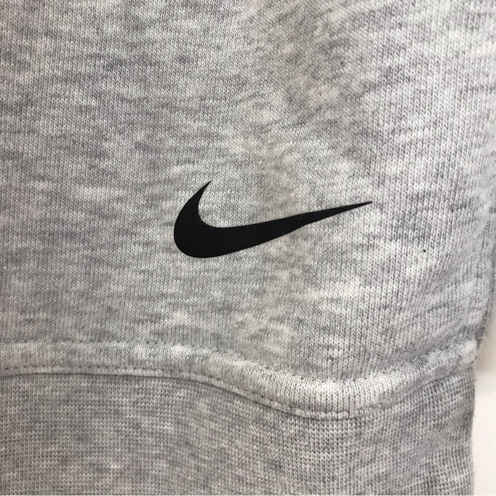 Nike Heather Gray Dry Training Hoodie Vented Droptail - Picture 5 of 8